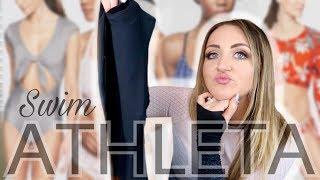 Athleta Sporty Swimsuits Haul  PRACTICAL or just PRICEY??