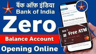 Bank Of India Zero Balance Account Opening Online 2024  Bank Of India Online Account Opening