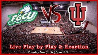 Florida Gulf Coast Eagles VS Indiana Hoosiers Live Play by Play & Reaction