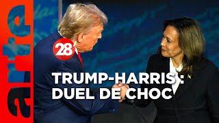 Débat Trump-Harris  le tournant de la présidentielle américaine ?  28 minutes  ARTE