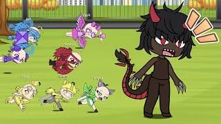 The Powered Babies l Fighting With A Monster l Gacha Life l Mini Movie