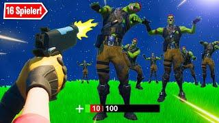 1 Spieler vs. 16 Infizierte  Fortnite Infiziert Modus