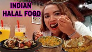 EAT INDIAN HALAL FOOD FOR THE FIRST TIME#indiancuisine #indianfood #halalfood