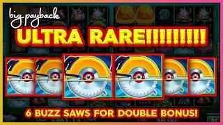 HUFF N MORE PUFF POWER 4 6 Buzz Saws → Rare DOUBLE BONUS