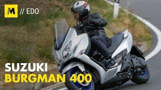 Suzuki Burgman 400 2022 TEST in città e fuori