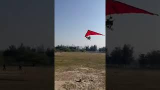 hang glider crash️aircraft home made minitrike 