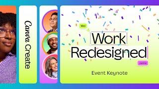 Canva Create Work Redesigned Keynote