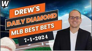 MLB Picks Today Drew’s Daily Diamond  MLB Predictions and Best Bets for Monday July 1