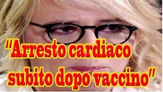 Tragedia Da Maria de Filippi “Arresto cardiaco subito dopo vaccino”. Il messaggio di Maria Fan 