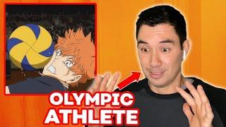 Olympic Volleyball Athlete Reacts to HAIKYU Erik Shoji  React