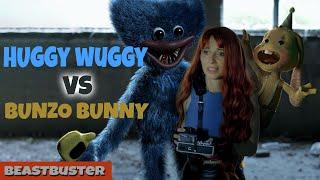 Huggy Wuggy VS Bunzo Bunny.   Short film Beastbuster  Poppy PlayTime Chapter 3