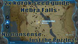 How to get 2x korok seed to partner - Hebra falls guide  Zelda TOTK