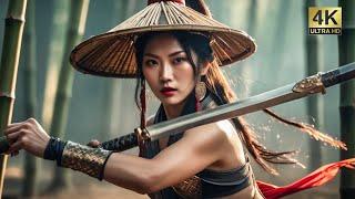 【功夫電影】高手攔路美女，殊不知美女才是真高手，當場被完虐！Kung Fu  Action film HD