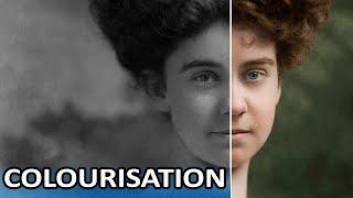 PHOTOSHOP TUTORIAL Photo Colourisation How to convert Black and White photography to Color