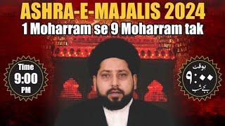 Live Ashra e Moharram Majlis e Aza  Aqa e Syed Saqlain Baqri  06 Moharram 1446  Hum Hain Azadaar