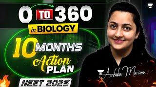 Best Strategy to Score 360360 in NEET 2025 Biology  10 months Action Plan  Ambika Sharma