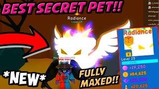 *NEW* BEST SECRET PET RADIANCE SECRET PET IN BUBBLE GUM SIMULATOR Roblox