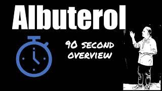 Albuterol Overview in 90 Seconds  Inhalers and Nebulizer Uses Dosage and Side Effects