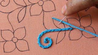 Hand Embroidery  Cushion Cover Embroidery Tutorial  Fulkari Design  Phulkari