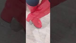 Squeaky pvc boots #asmrsounds  #squeakyasmr