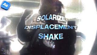 Displacement Solarize Shake  After Effects Tutorial