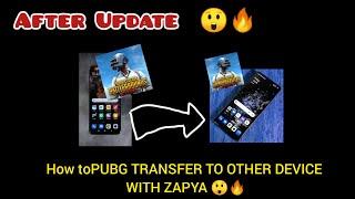 HOW TO TRANSFER PUBG  TO OTHER DEVICE  IN ANDROID ZAPYA 100% GUIDE RIZU HEHE