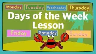 Days of the Week Lesson for Kids  The Singing Walrus