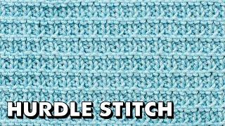 HURDLE STITCH for Beginners Best Beginner Knit Stitches