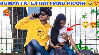 Romantic Extra Hand Prank On HOT Girl   Part 1  Its a_SRS_Prank