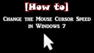 How to Change the Mouse Cursor Speed in Windows 7