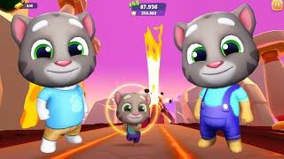 Talking Tom Gold Run 2 Halloween Update - Super Hank vs Super Ginger vs Raccoon Boss