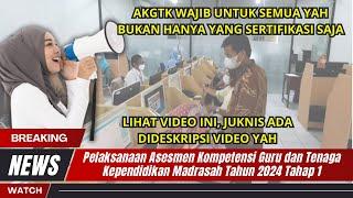 Info Penting  Pelaksanaan AKGTK Madrasah Tahap 1 2024 dan Cara Daftar AKG #tutorial