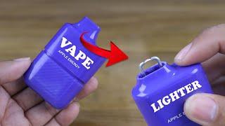 Make Lighter with Vape  How to make Lighter at home using Vape