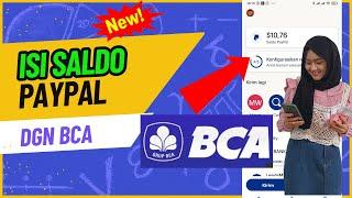 GAMPANG  cara isi saldo paypal dengan bank bca