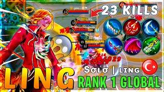 Ling Gameplay  Ling Best Build  Top 1 global Ling  Sσʟσ  ʟɪɴɢ  Ling Mobile Legends