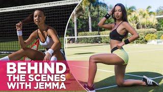 Game On Jemma Sizzles in Sexy Activewear