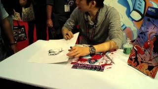 Cliff Chiang at New York Comic-Con 2011