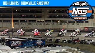 World of Outlaws NOS Energy Drink Sprint Cars  Knoxville Raceway  June 15 2024  HIGHLIGHTS