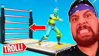 Ich Raste komplett aus in diesem Troll Deathrun in Fortnite