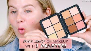 Full Face of Makeup with 1 Palette