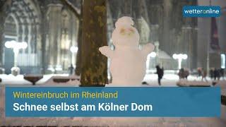 ️ Wintereinbruch im Rheinland – Schnee sogar in Köln