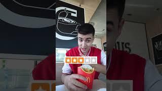 Probé McDonalds de 1 estrella vs 5 estrellas ¿Cuál es MEJOR?