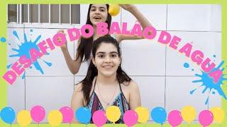 Desafio do BALÃO de ÁGUA ft. Leonora Ros