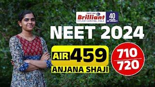 NEET 2024  AIR - 459  710720  ANJANA SHAJI