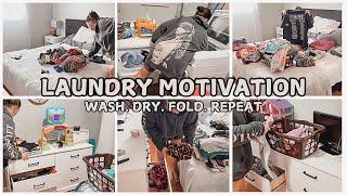 ALL-DAY LAUNDRY MOTIVATION  NEVER ENDING LAUNDRY  MOM OF 4 #CLEANINGMOTIVATION