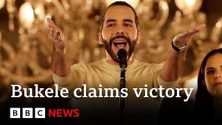 El Salvador President Nayib Bukele claims election victory  BBC News