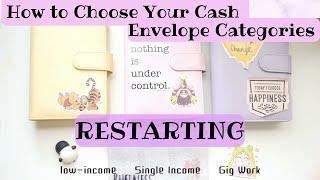 How To Start a Cash Envelope System RESTARTING MY CASH ENVELOPES #lowincome #budget #cashenvelopes