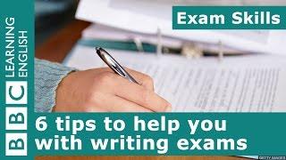 Exam skills 6 tips to help you with writing exams