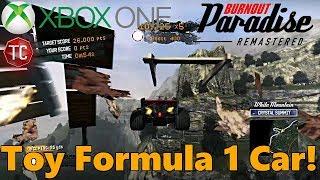 TOY F1 CAR UNFAIR Burnout Paradise REMASTERED XBOX ONE Gameplay Part 3