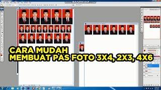 Cara Membuat Ukuran Pas Foto 2x3  3x4  4x6 Dengan Photoshop CS2 CS3